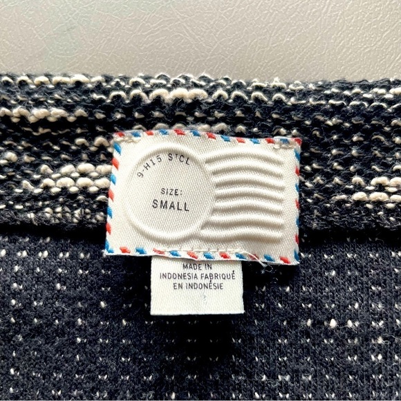 Anthropologie Postage Stamp Tunic Sweater – Lace Sleeves & Pockets – Small - Picture 7 of 11